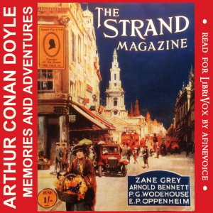 Cover of London's Strand Magazine which firstly serialised "Memories & Adventures" by Sir Arthur Conan Doyle
